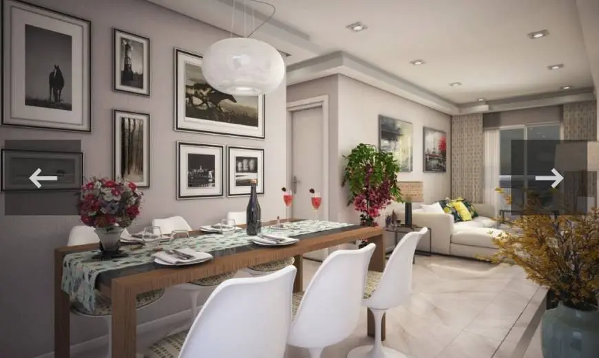 Foto 4 de Apartamento com 2 Quartos à venda, 61m² em Mirim, Praia Grande
