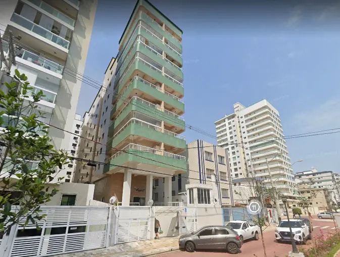 Foto 1 de Apartamento com 1 Quarto à venda, 45m² em Canto do Forte, Praia Grande