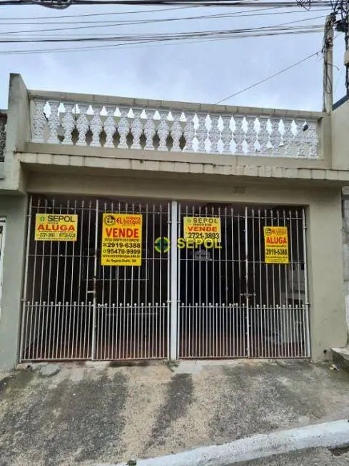 Foto 1 de Sobrado com 3 Quartos para alugar, 250m² em Vera Cruz, São Paulo