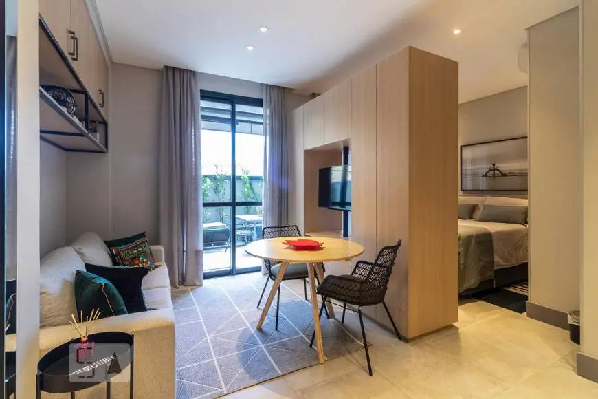 Foto 1 de Apartamento com 1 Quarto para alugar, 48m² em Batel, Curitiba