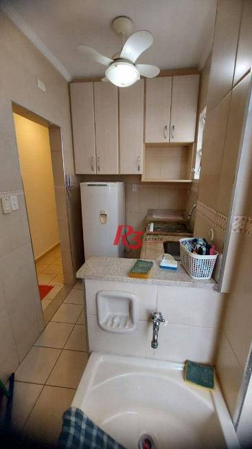 Foto 5 de Apartamento com 1 Quarto para alugar, 45m² em Gonzaga, Santos