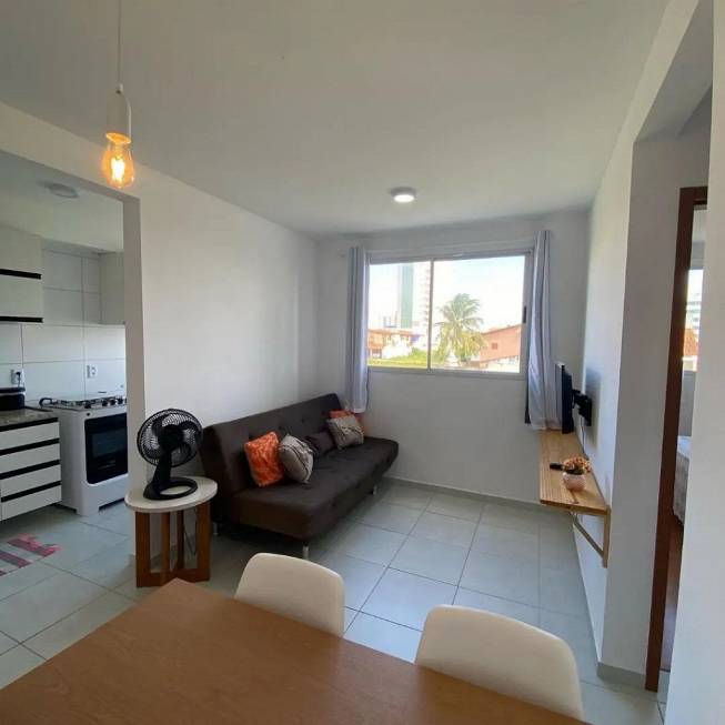 Foto 3 de Apartamento com 2 Quartos para alugar, 47m² em Ponta De Campina, Cabedelo