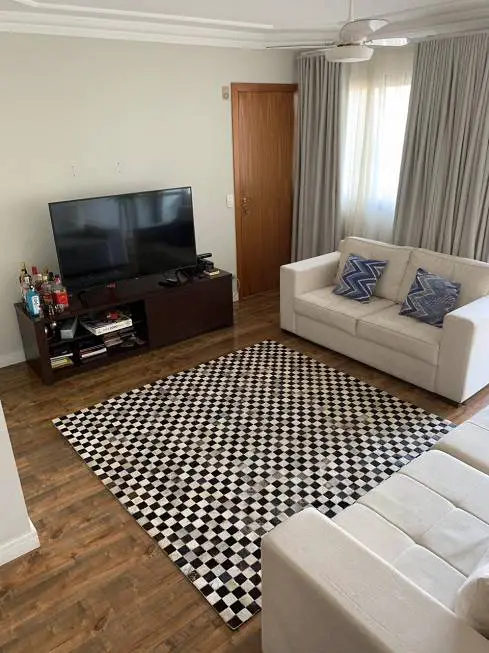 Foto 3 de Apartamento com 3 Quartos para alugar, 102m² em Centro, Santo André