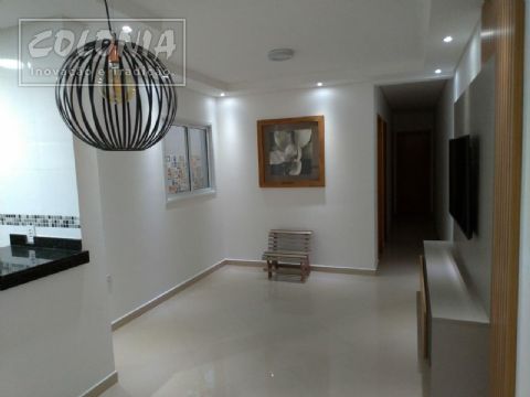 Foto 1 de Apartamento com 3 Quartos à venda, 80m² em Jardim Santo Antonio, Santo André