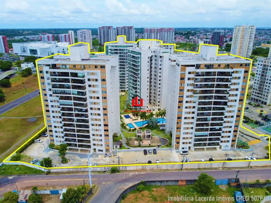 Foto 2 de Apartamento com 4 Quartos à venda, 150m² em Ponta Negra, Manaus