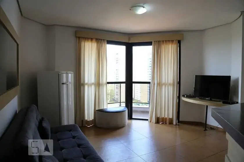 Foto 1 de Apartamento com 1 Quarto para alugar, 45m² em Panamby, São Paulo