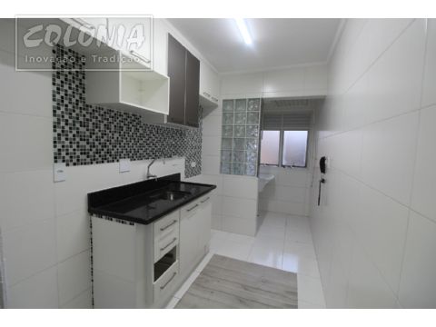Foto 3 de Apartamento com 3 Quartos para alugar, 65m² em Camilópolis, Santo André