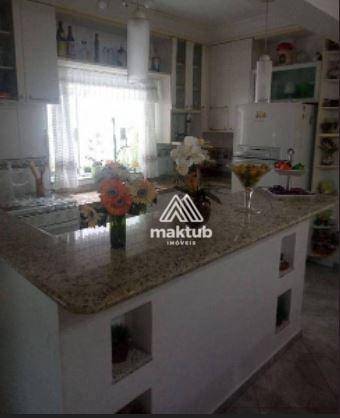 Foto 4 de Sobrado com 4 Quartos para alugar, 500m² em Vila Homero Thon, Santo André