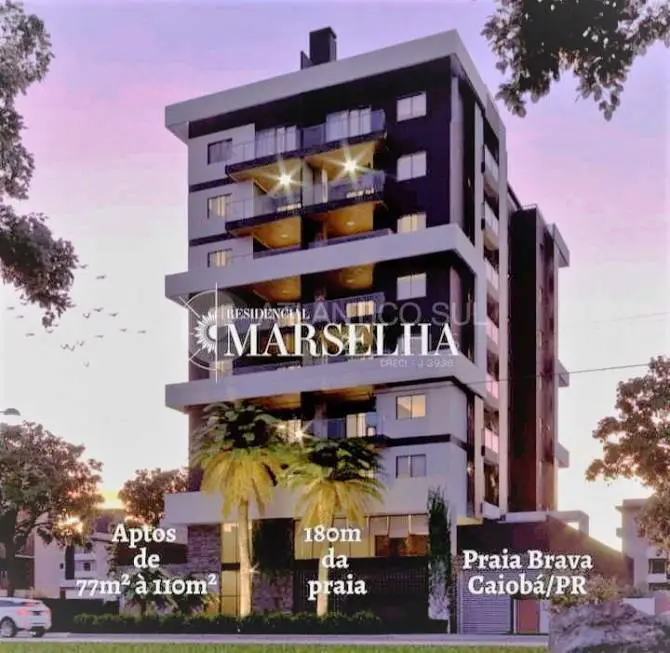 Foto 1 de Apartamento com 1 Quarto à venda, 100m² em Caioba, Matinhos