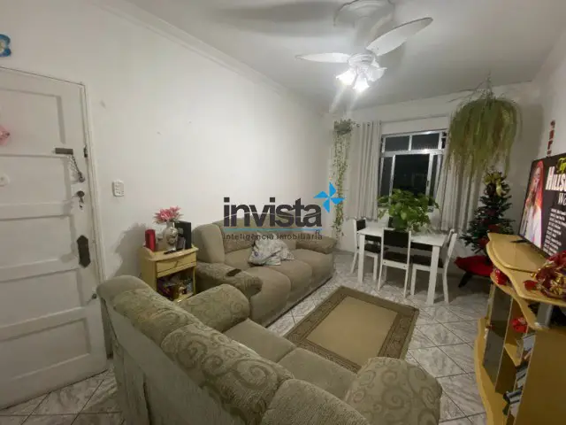 Foto 1 de Apartamento com 1 Quarto à venda, 60m² em Campo Grande, Santos