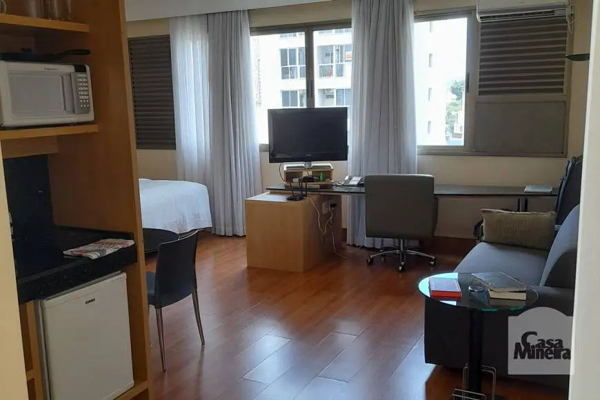 Foto 1 de Apartamento com 1 Quarto à venda, 35m² em Lourdes, Belo Horizonte