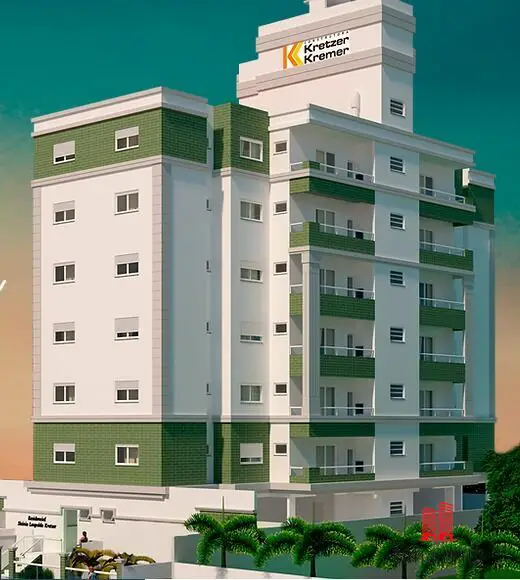 Foto 1 de Apartamento com 2 Quartos à venda, 71m² em Barreiros, São José