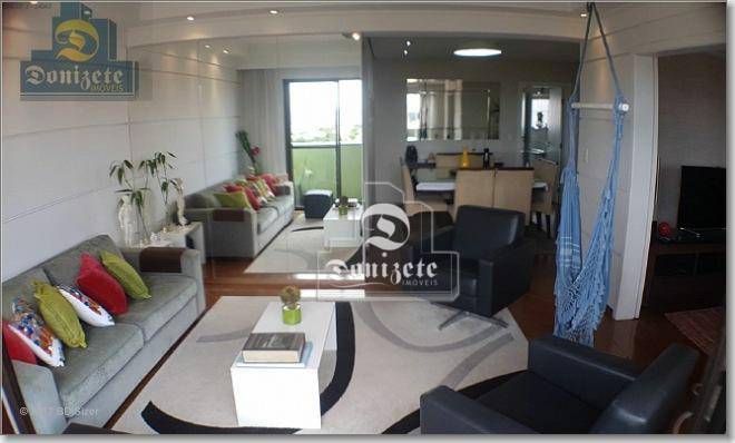 Foto 1 de Apartamento com 3 Quartos à venda, 127m² em Bangu, Santo André