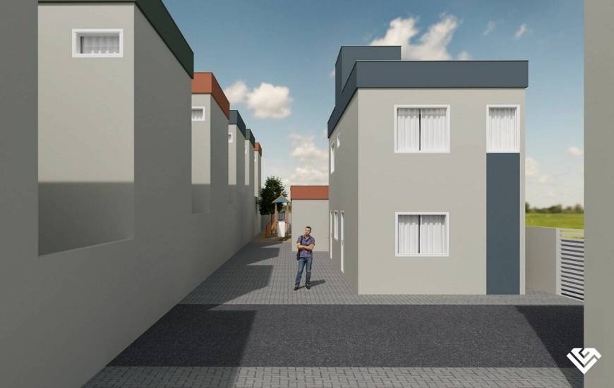 Foto 1 de Casa de Condomínio com 2 Quartos à venda, 76m² em Vila Lenzi, Jaraguá do Sul