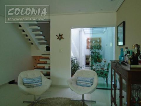 Foto 3 de Sobrado com 3 Quartos à venda, 238m² em Vila Metalurgica, Santo André