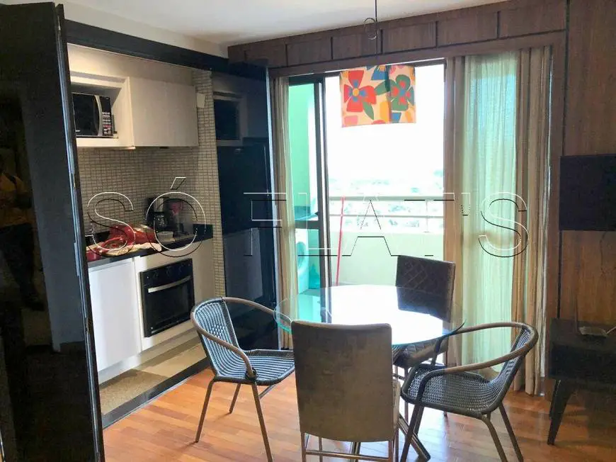 Foto 3 de Apartamento com 1 Quarto para alugar, 40m² em Brooklin, São Paulo