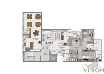 Foto 5 de Apartamento com 3 Quartos à venda, 138m² em Universitário, Caxias do Sul