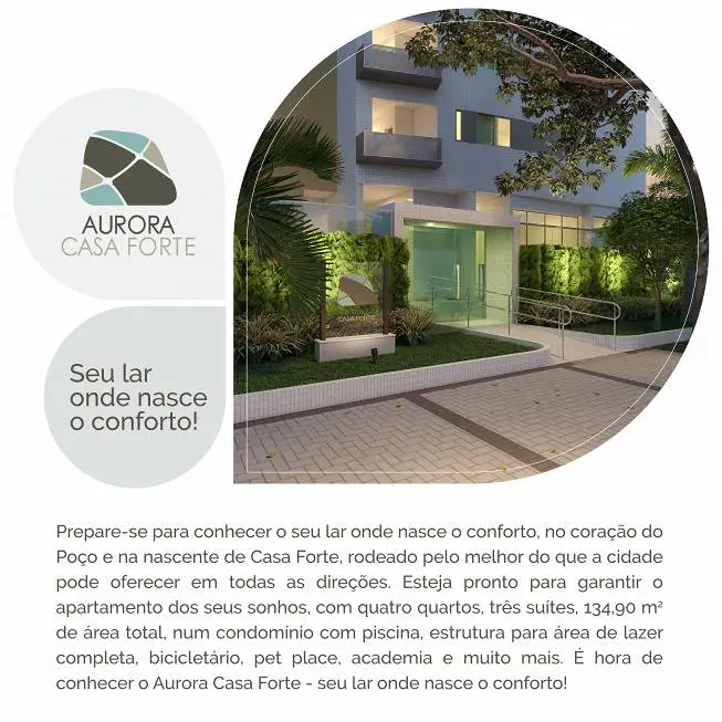 Foto 2 de Apartamento com 4 Quartos à venda, 135m² em Casa Forte, Recife
