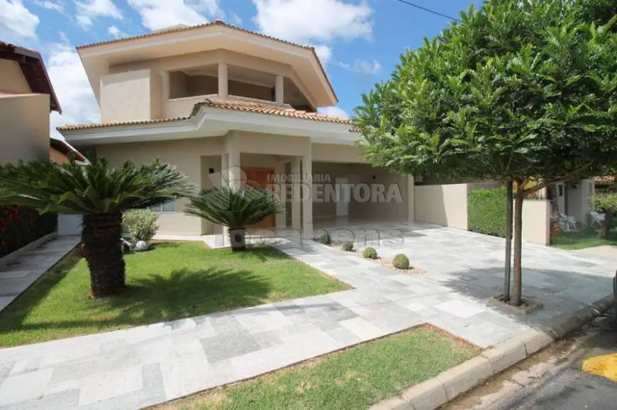 Foto 1 de Casa de Condomínio com 3 Quartos para alugar, 373m² em Parque Residencial Damha III, São José do Rio Preto