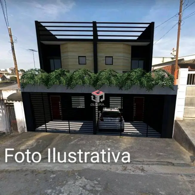 Foto 1 de Sobrado com 2 Quartos à venda, 87m² em Parque Jacatuba, Santo André