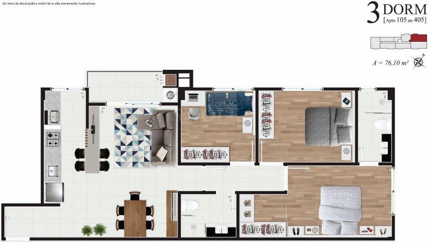 Foto 2 de Apartamento com 2 Quartos à venda, 76m² em Carvoeira, Florianópolis