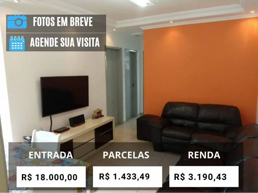 Foto 1 de Apartamento com 2 Quartos à venda, 54m² em Jardim Santa Tereza, Carapicuíba