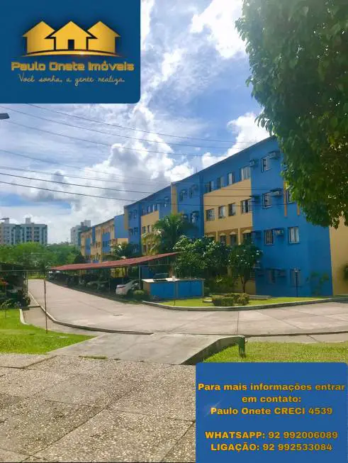 Foto 1 de Apartamento com 3 Quartos para alugar, 70m² em Dom Pedro, Manaus