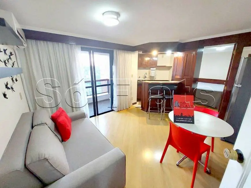 Foto 1 de Flat com 1 Quarto para alugar, 39m² em Higienópolis, São Paulo