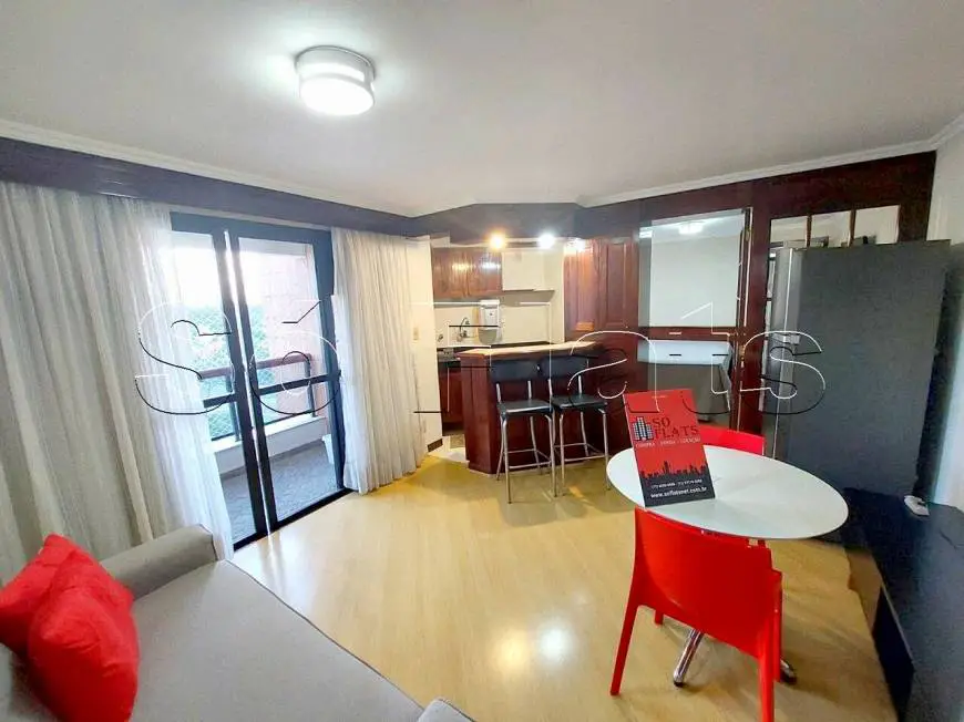 Foto 2 de Flat com 1 Quarto para alugar, 39m² em Higienópolis, São Paulo