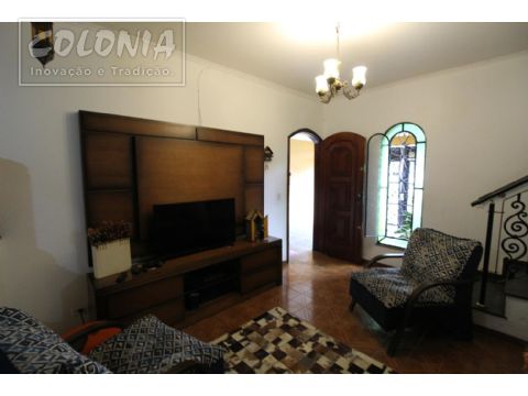 Foto 3 de Sobrado com 3 Quartos à venda, 186m² em Vila Metalurgica, Santo André