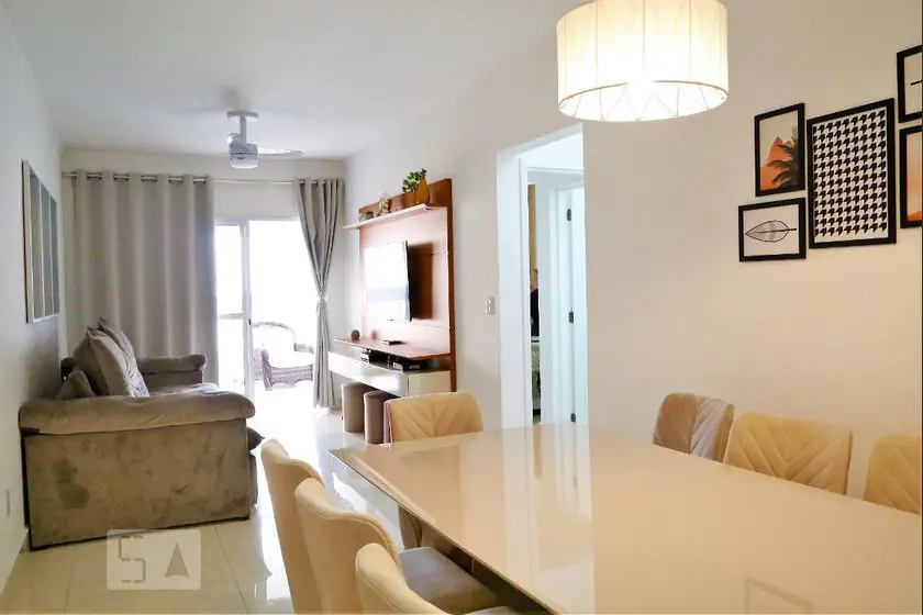 Foto 1 de Apartamento com 2 Quartos para alugar, 93m² em Vila Guilhermina, Praia Grande