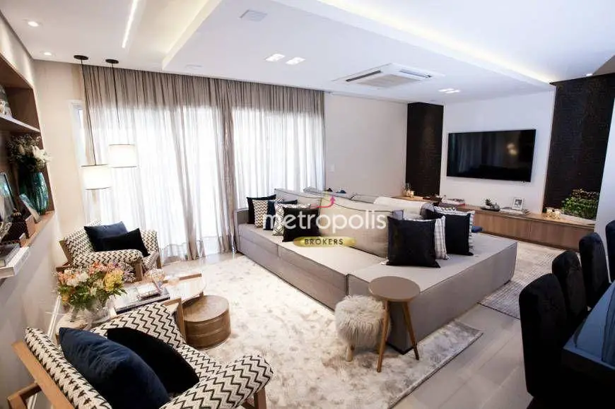 Foto 1 de Apartamento com 3 Quartos à venda, 173m² em Santo Antônio, São Caetano do Sul