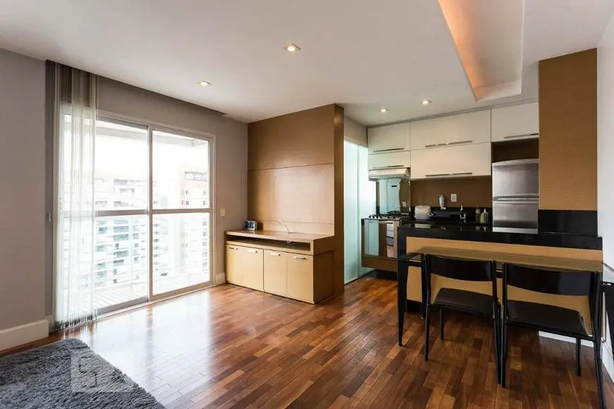 Foto 1 de Apartamento com 1 Quarto para alugar, 45m² em Chácara Santo Antônio, São Paulo