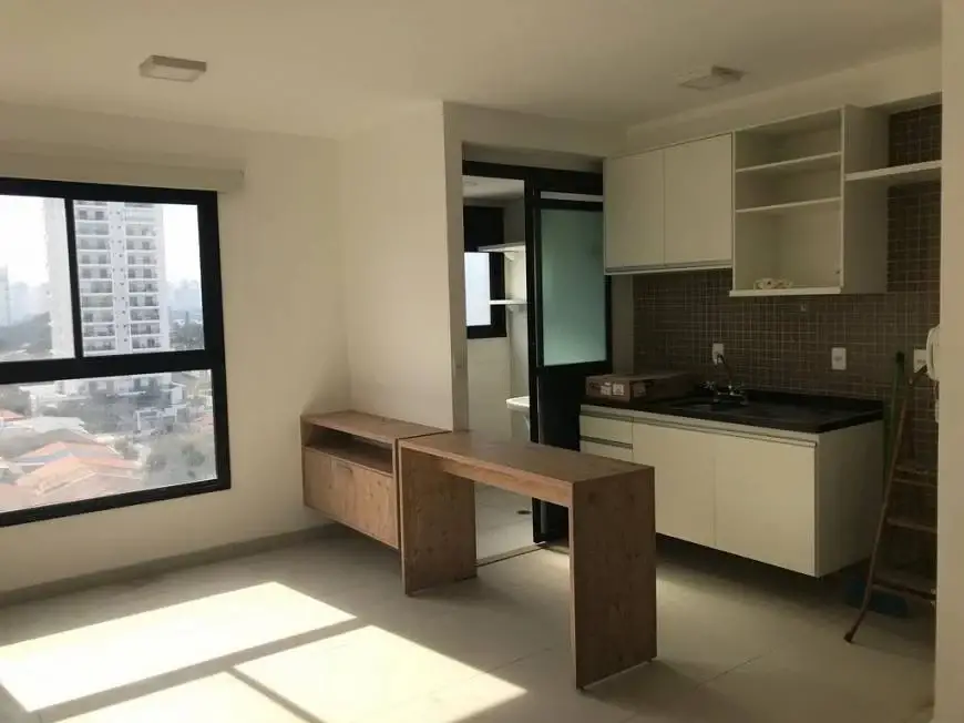Foto 1 de Apartamento com 1 Quarto para alugar, 31m² em Cidade Monções, São Paulo