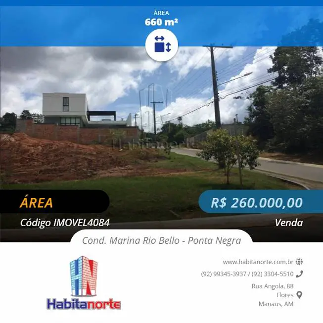 Foto 1 de Lote/Terreno à venda, 206332m² em Ponta Negra, Manaus