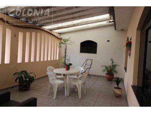 Foto 1 de Sobrado com 4 Quartos à venda, 264m² em Parque Erasmo Assuncao, Santo André