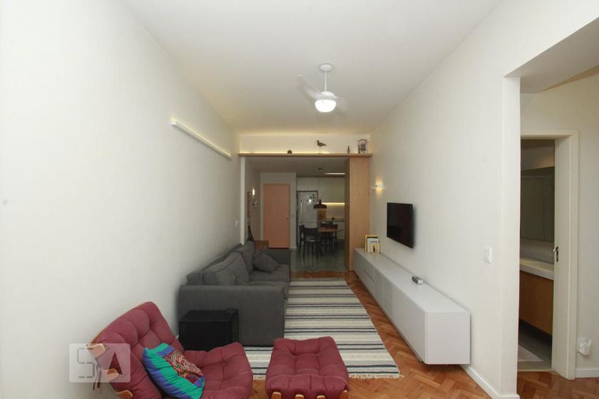 Foto 4 de Apartamento com 2 Quartos para alugar, 93m² em Laranjeiras, Rio de Janeiro