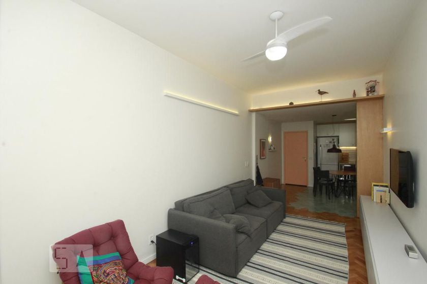 Foto 5 de Apartamento com 2 Quartos para alugar, 93m² em Laranjeiras, Rio de Janeiro
