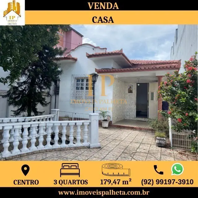 Foto 1 de Casa com 3 Quartos à venda, 17947m² em Centro, Manaus