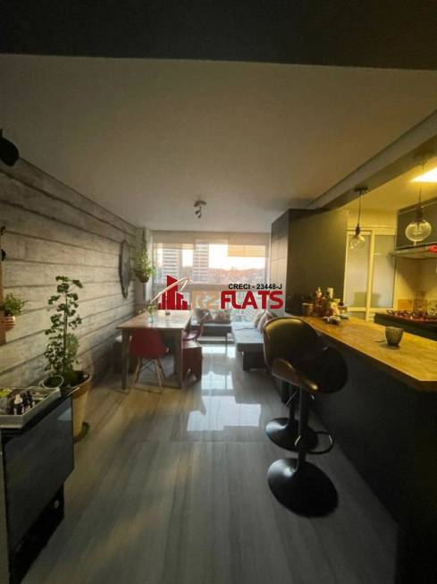Foto 3 de Flat com 2 Quartos à venda, 69m² em Brooklin, São Paulo