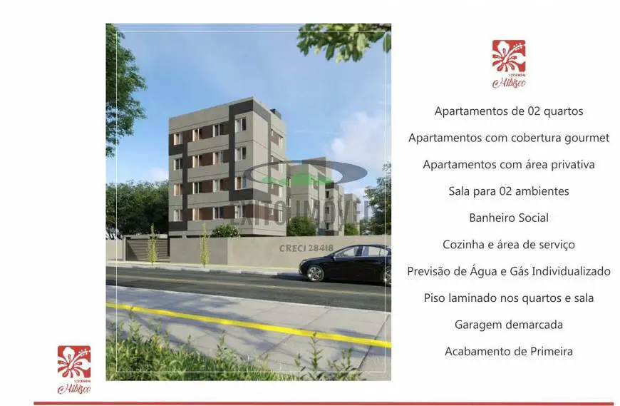 Foto 2 de Apartamento com 2 Quartos à venda, 45m² em Bom Retiro, Betim
