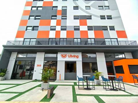 Foto 1 de Apartamento com 1 Quarto para alugar, 20m² em Vila Matias, Santos