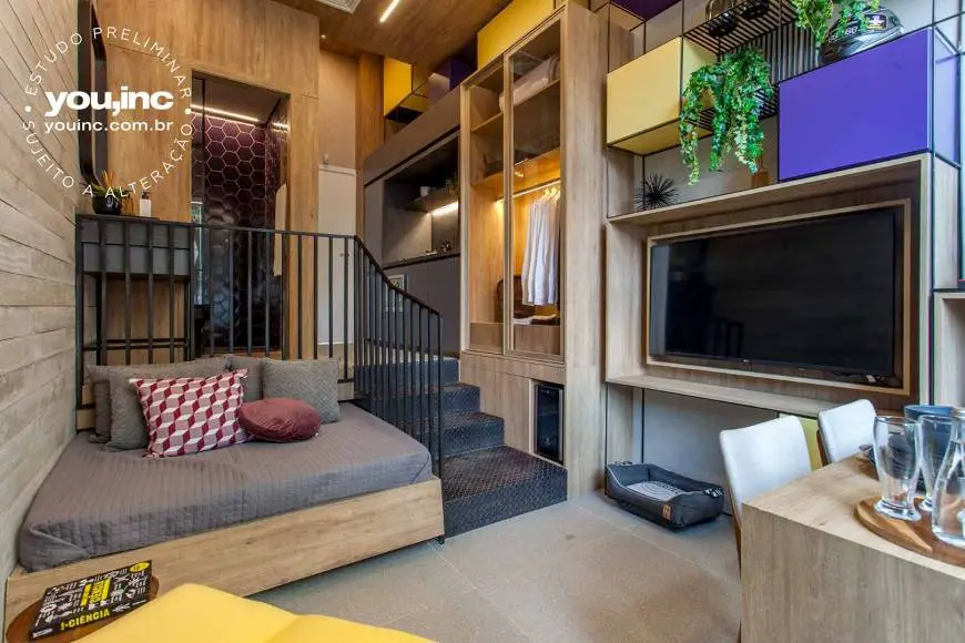 Foto 1 de Apartamento com 1 Quarto à venda, 21m² em Brooklin, São Paulo