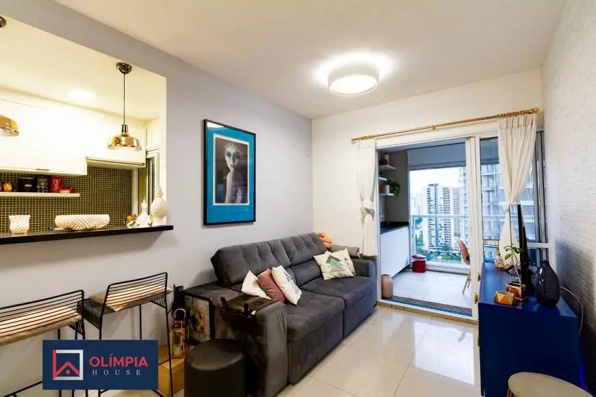 Foto 2 de Apartamento com 1 Quarto à venda, 53m² em Brooklin, São Paulo