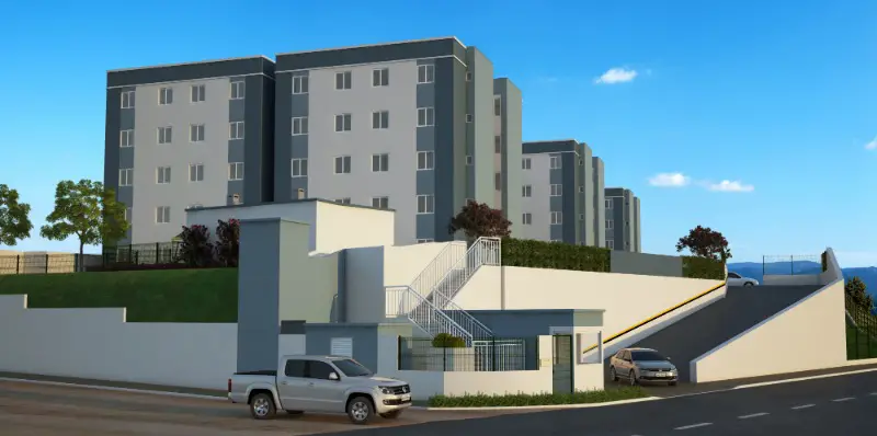 Foto 1 de Apartamento com 2 Quartos à venda, 45m² em Itaum, Joinville