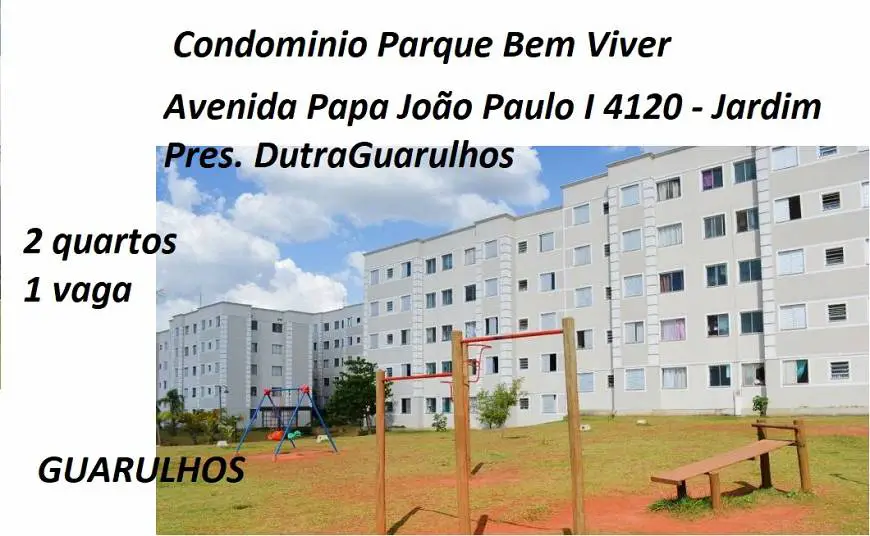 Foto 1 de Apartamento com 2 Quartos à venda, 44m² em Jardim Presidente Dutra, Guarulhos