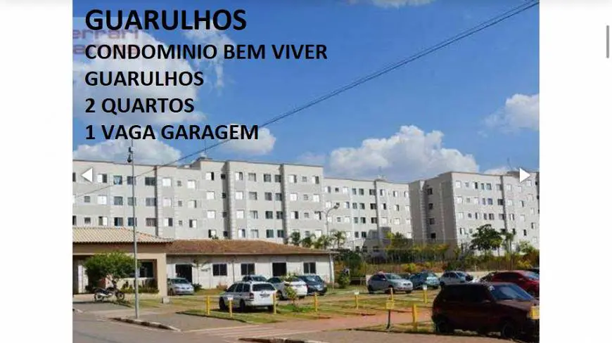 Foto 2 de Apartamento com 2 Quartos à venda, 44m² em Jardim Presidente Dutra, Guarulhos