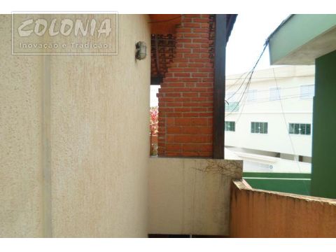 Foto 3 de Sobrado com 3 Quartos à venda, 133m² em Vila Scarpelli, Santo André