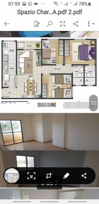 Foto 3 de Apartamento com 3 Quartos para alugar, 70m² em Porto, Cuiabá