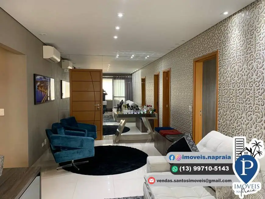 Foto 1 de Apartamento com 3 Quartos à venda, 129m² em Aparecida, Santos